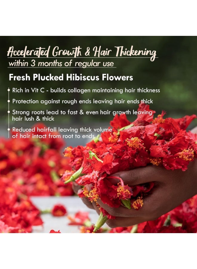 Nat Habit Five Oil Hibiscus Nutrimask-Hair Mask For Growth, Conditioning, Smoothening, Strengthen & Shine, Suitable For All Hair & Scalp Types (Pack Of 4 X 40 Grams) - Image 2